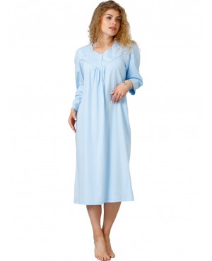 Bawełniana koszula nocna damska Zyta – komfort i elegancja, polski producent