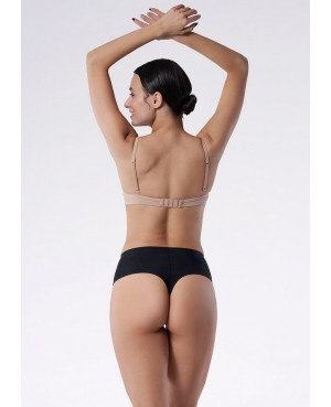 Stringi damskie Julimex Maxi INVISIBLE_LINE, bezszwowe, mikrofibra, S–XL, pudełko prezentowe