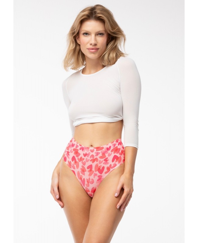 Kolorowe figi Julimex Love Vibes Brasil Maxi S-2XL – bezszwowe, prezentowe pudełko