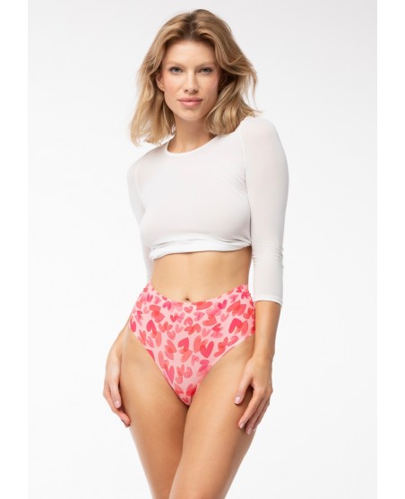 Kolorowe figi Julimex Love Vibes Brasil Maxi S-2XL – bezszwowe, prezentowe pudełko