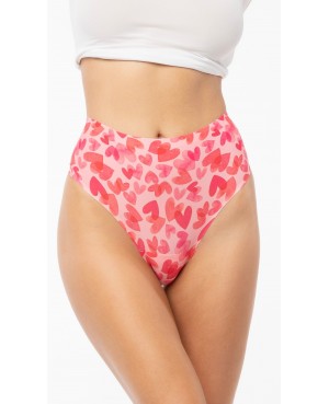 Stringi damskie maxi Julimex Love Vibes Simple – niewidoczne pod ubraniem, idealne na prezent