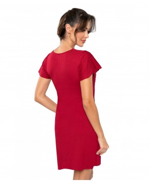 Koszula nocna Donna Luiza S-2XL – wiskoza, koronka, luźny krój bez gumki