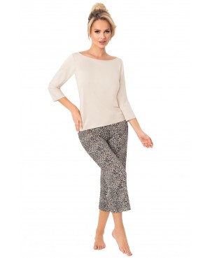 Piżama damska Donna Omari 3/4 S-2XL – wiskoza,...