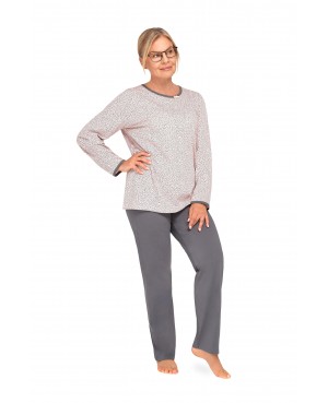 Piżama damska Martel Aneta 269 bawełna klasyczna wygodna polski producent