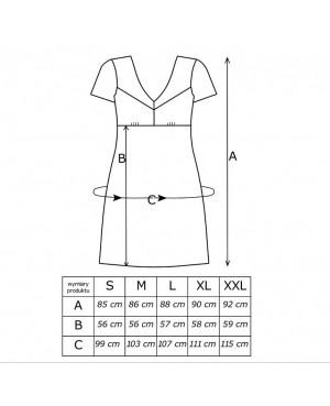 Koszula nocna damska Donna Daria kr/r wiskoza koronka elegancja