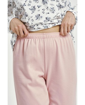 Piżama damska Taro Martina 3451 dł/r 100% bawełna w kwiaty – polski produkt