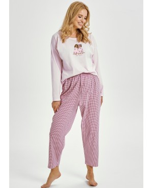 Piżama damska Taro Elisa 3434 dł/r bawełna...