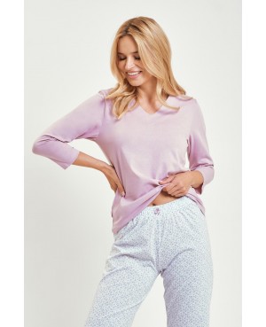 Piżama damska Taro Andrea 3458 bawełna wzorzysta komfortowa