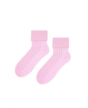 Skarpety damskie ciepłe do spania wełna akryl miękkie bez ucisku Steven 067