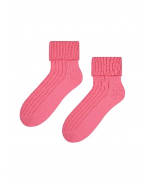 Skarpety damskie ciepłe do spania wełna akryl miękkie bez ucisku Steven 067