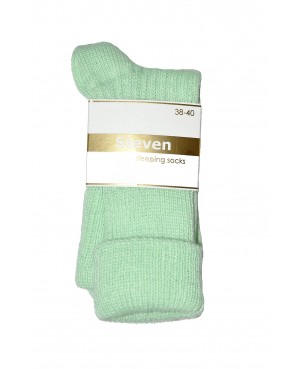 Skarpety damskie ciepłe do spania wełna akryl miękkie bez ucisku Steven 067