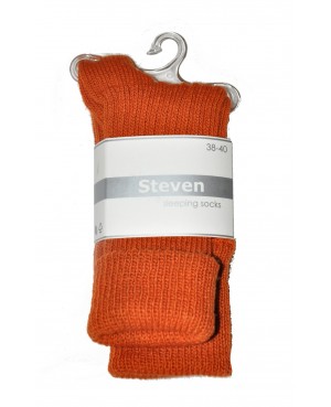 Skarpety damskie ciepłe do spania wełna akryl miękkie bez ucisku Steven 067