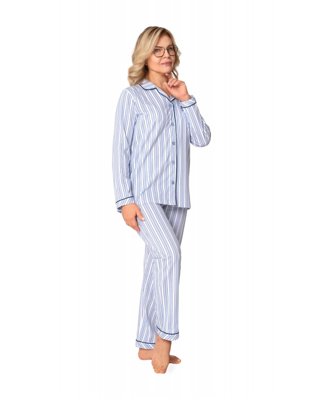 Damska piżama rozpinana dla babci Ewa 224/01