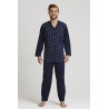 Piżama Gucio rozpinana męska dł/r M-2XL