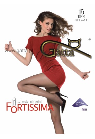 Rajstopy o zwiększonej trwałości Gatta Fortissima 15 den