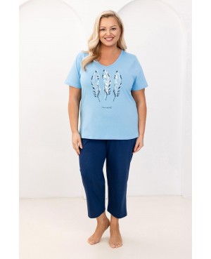 Piżama damska Regina 742 bawełniana duże...