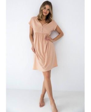 Koszula nocna damska Sensis Goldie krótki rękaw...