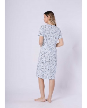 Koszula nocna damska Leveza Felicja 1733 bawełna 100% krótki rękaw