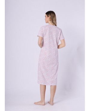 Koszula nocna damska Oriana 1723 bawełna 100% krótki rękaw