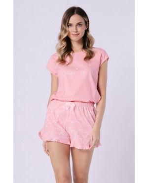Piżama damska Marlena 1713 bawełna 100% krótki...