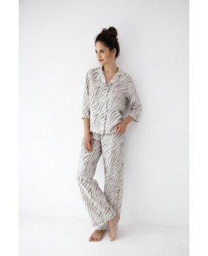 Piżama damska rozpinana Sensis Emory 7/8...