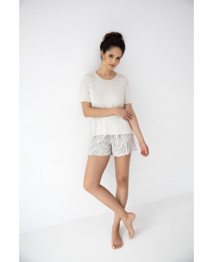 Piżama damska Sensis Dahlia lekka przewiewna wiskoza krótki rękaw