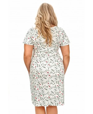 Koszula nocna damska Donna Melisa wiskoza kwiatowa V koronka