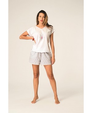 Piżama damska Key LNS 500 A26 letnia bawełna...