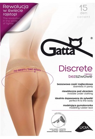Rajstopy damskie bezszwowe Gatta Discrete 15 den