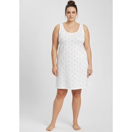 Halka damska Gucio 1601 bawełniana długa szerokie ramiączka duże rozmiary 3XL-4XL