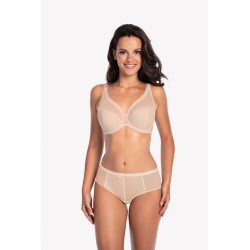 Biustonosz semi soft Gaia Sonia BS 1058 prążkowany półusztywniany z bawełną