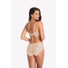 Biustonosz semi soft Gaia Sonia BS 1058 prążkowany półusztywniany z bawełną