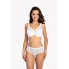Biustonosz semi soft Gaia Sonia BS 1058 prążkowany półusztywniany z bawełną
