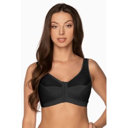 Biustonosz miękki bez fiszbin Gaia Rachela BS 1163 na pełny biust zapinany z przodu