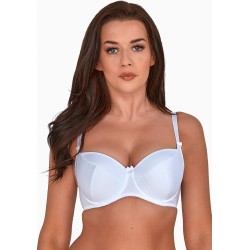 Biustonosz full cup Gaia Kate BS 281 BE3 z bawełną gładki z boczną fiszbiną