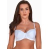 Biustonosz full cup Gaia Kate BS 281 BE3 z bawełną gładki z boczną fiszbiną