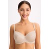Biustonosz full cup Gaia Kate BS 281 BE3 z bawełną gładki z boczną fiszbiną