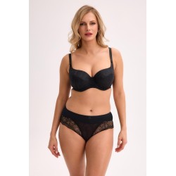 Biustonosz usztywniany full cup Gaia Micaela BS 0758 koronkowy z bawełną