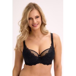 Biustonosz półusztywniany Gaia Isla BS 1228 koronkowy semi soft z fiszbinami