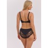 Biustonosz usztywniany Gaia Elodie 1359 czarny Full Cup z fiszbinami