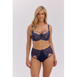 Biustonosz półusztywniany Gaia Brigitta BS 1365 granatowy semi soft