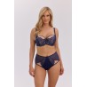 Biustonosz półusztywniany Gaia Brigitta BS 1365 granatowy semi soft