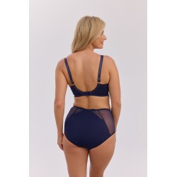 Biustonosz półusztywniany Gaia Brigitta BS 1365 granatowy semi soft