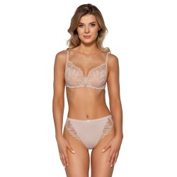Biustonosz push-up Ava 2104 koronkowy z wyjmowanymi wkładkami