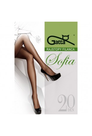 Rajstopy Gatta Sofia 20 den 5-XL, 3-Max