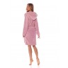 Szlafrok damski z kapturem L&L 2204 Brandi S-XL