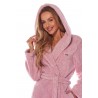 Szlafrok damski z kapturem L&L 2204 Brandi S-XL