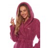 Szlafrok damski z kapturem L&L 2204 Brandi S-XL