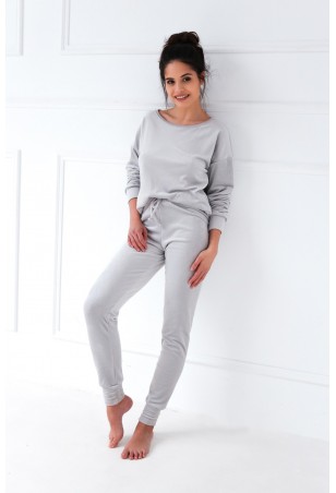 Piżama damska ciepła Sensis Silver dł/r S-XL