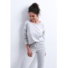 Piżama damska ciepła Sensis Silver dł/r S-XL